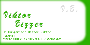 viktor bizzer business card